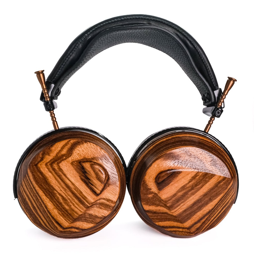 ZMF Caldera Closed Zebrawood Headphones